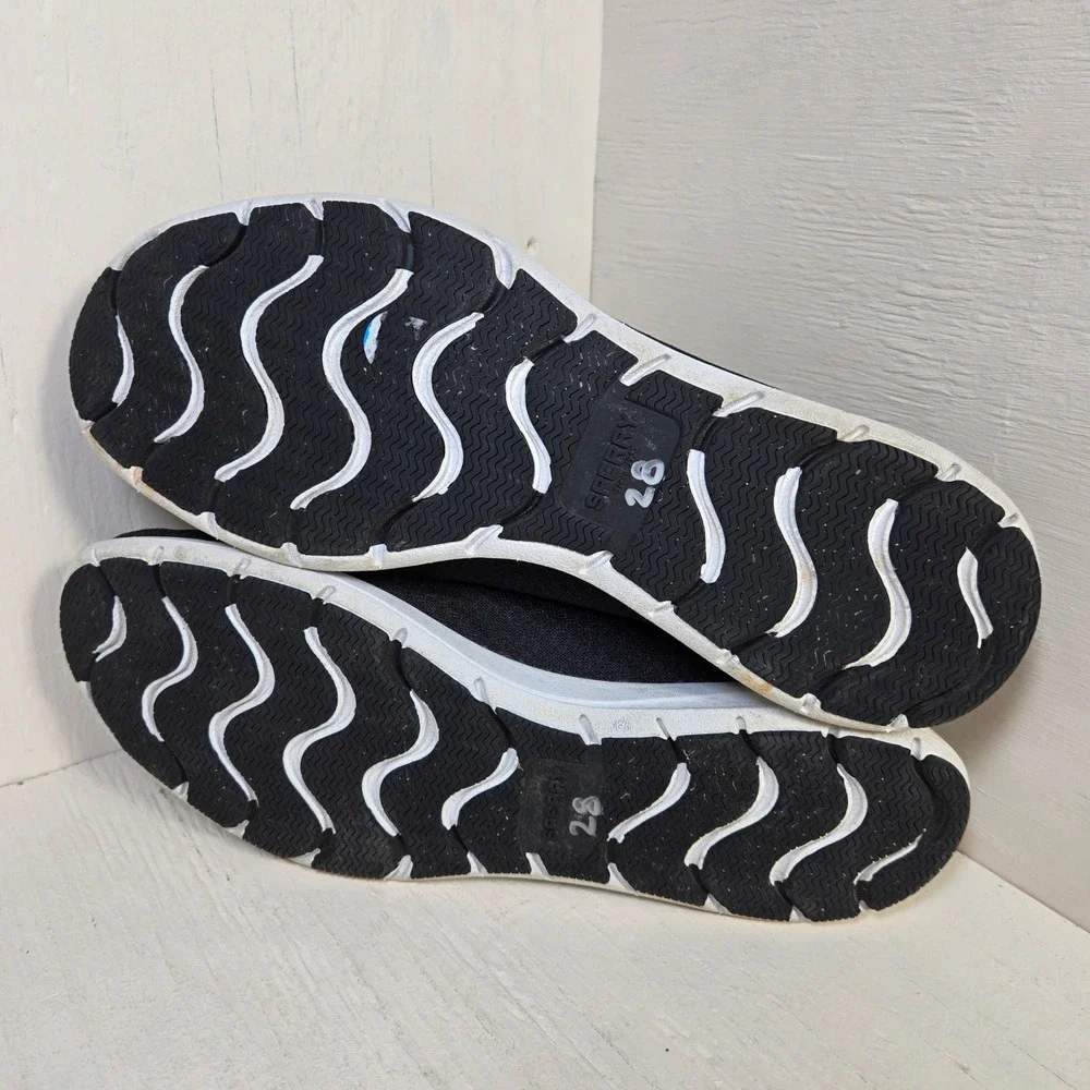 Sperry 7 SEAS 3-Eye Men's Black Mesh Boat Shoe Sneakers STS13975 Size 12M